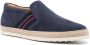 Tod's logo-debossed suede loafers Blue - Thumbnail 1