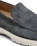 Tod's logo-debossed suede loafers Grey - Thumbnail 5