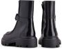 Tod's logo-engraved zipped leather boots Black - Thumbnail 3