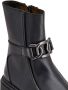 Tod's logo-engraved zipped leather boots Black - Thumbnail 5