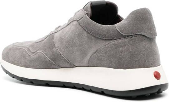 Tod's logo-patch leather sneakers Grey