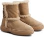 Tod's logo-patch suede boots Neutrals - Thumbnail 2
