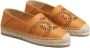 Tod's logo-perforated leather espadrilles Neutrals - Thumbnail 2