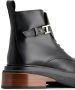 Tod's logo-plaque leather ankle boots Black - Thumbnail 5