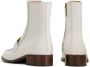 Tod's logo-plaque leather ankle boots White - Thumbnail 3