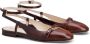 Tod's logo-plaque leather ballerina shoes Brown - Thumbnail 2