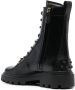 Tod's logo-plaque leather boots Black - Thumbnail 3