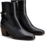 Tod's logo-plaque leather boots Black - Thumbnail 2