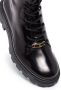 Tod's logo-plaque leather boots Black - Thumbnail 2