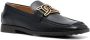 Tod's logo plaque leather loafers Black - Thumbnail 2