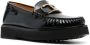 Tod's logo-plaque leather loafers Black - Thumbnail 2