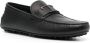 Tod's logo-plaque leather loafers Black - Thumbnail 2