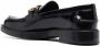 Tod's logo-plaque leather loafers Black - Thumbnail 3