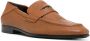 Tod's logo-plaque leather penny loafers Brown - Thumbnail 2