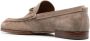 Tod's logo-plaque suede loafers Brown - Thumbnail 3