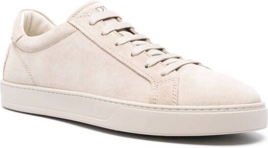 Tod's logo-print suede sneakers Neutrals