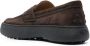 Tod's logo-stamped suede penny loafers Brown - Thumbnail 3