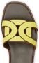 Tod's logo-strap leather sandals Yellow - Thumbnail 4