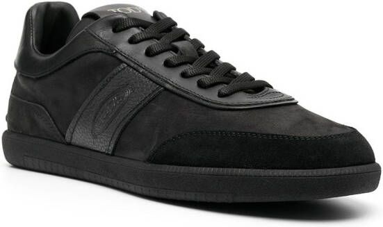 Tod's low-top lace-up sneakers Black