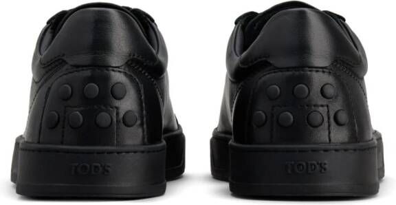 Tod's low-top leather sneakers Black