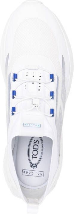 Tod's mesh-panelled low-top sneakers White
