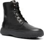 Tod's Montone lace-up leather boots Black - Thumbnail 2