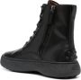 Tod's Montone lace-up leather boots Black - Thumbnail 3