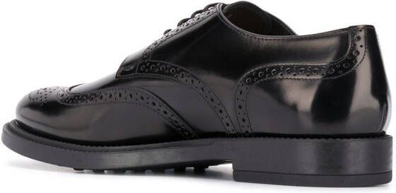 Tod's lace-up high-shine brogues Black