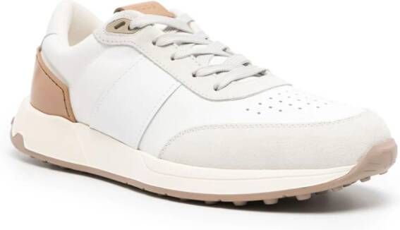 Tod's panelled leather sneakers White