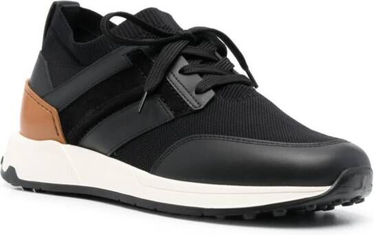 Tod's panelled low-top sneakers Black