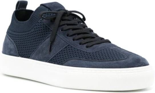 Tod's panelled low-top sneakers Blue