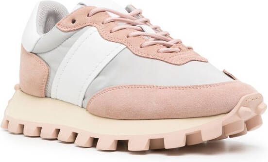 Tod's panelled low-top sneakers Pink