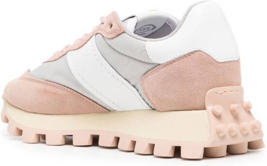 Tod's panelled low-top sneakers Pink