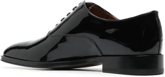 Tod's patent-leather oxford shoes Black