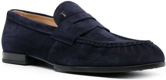 Tod's penny bar loafers Blue