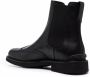 Tod's perforated leather ankle boots Black - Thumbnail 3