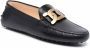 Tod's plaque-detail moccasin loafers Black - Thumbnail 2