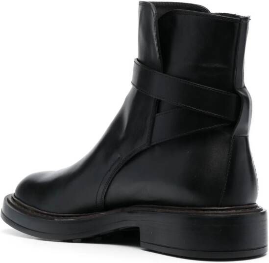 Tod's polished-finish ankle boots Black