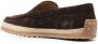 Tod's raffia-sole suede loafers Black - Thumbnail 3