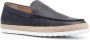 Tod's raffia-trimmed leather loafers Blue - Thumbnail 2