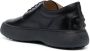 Tod's round-toe leather oxford shoes Black - Thumbnail 3
