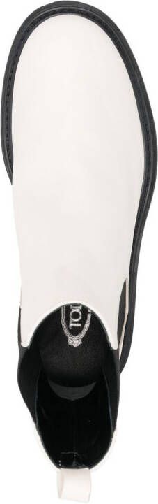 Tod's rubber-stud chelsea boots White