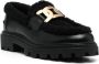 Tod's shearling-lined chunky loafers Black - Thumbnail 2