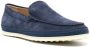 Tod's slip-on leather loafers Blue - Thumbnail 2