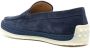Tod's slip-on leather loafers Blue - Thumbnail 3
