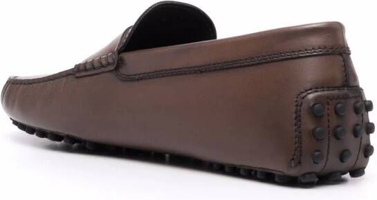 Tod's slip-on loafers Brown