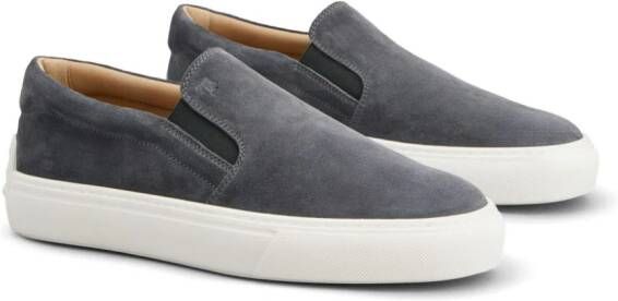 Tod's slip-on suede sneakers Grey