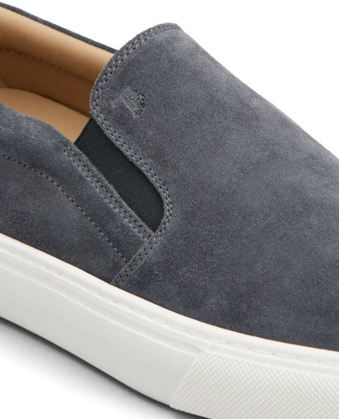 Tod's slip-on suede sneakers Grey