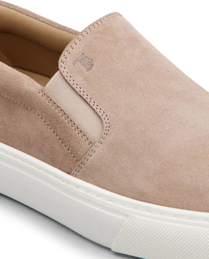 Tod's slip-on suede sneakers Neutrals