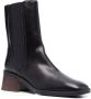Tod's square-toe leather ankle boots Black - Thumbnail 2